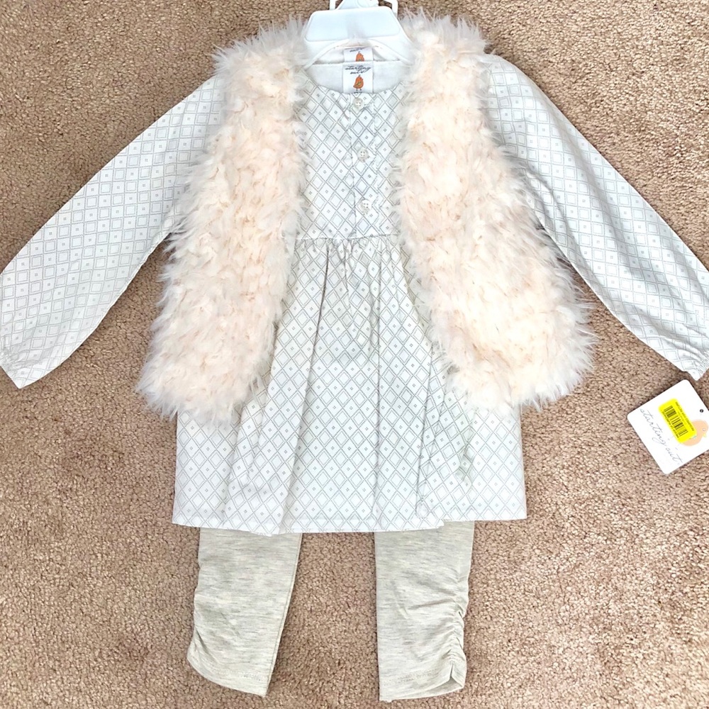 Starting Out Toddler Blouse, Vest, and Pant Set - Picture 1 of 6
